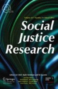 Social Justice Research 1/2012