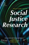 Social Justice Research 2/2012