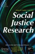 Social Justice Research 2/2013
