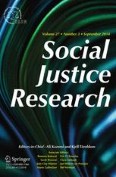 Social Justice Research 3/2014