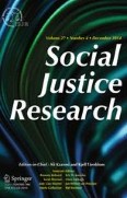 Social Justice Research 4/2014