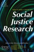 Social Justice Research 3/2015
