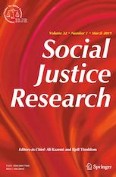 Social Justice Research 1/2019