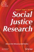 Social Justice Research 2/2020