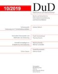Datenschutz und Datensicherheit - DuD 10/2019