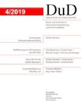 Datenschutz und Datensicherheit - DuD 4/2019