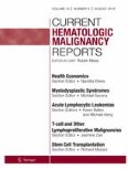 Current Hematologic Malignancy Reports 4/2018