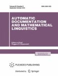 Automatic Documentation and Mathematical Linguistics 5/2016