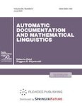 Automatic Documentation and Mathematical Linguistics 3/2022