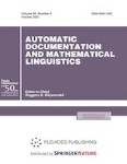 Automatic Documentation and Mathematical Linguistics 5/2022