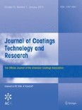 Journal of Coatings Technology and Research 1/2015