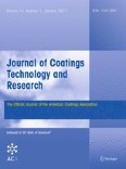 Journal of Coatings Technology and Research 1/2017