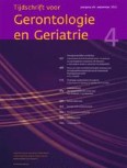 Tijdschrift voor Gerontologie en Geriatrie 2/2009