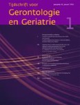 Tijdschrift voor Gerontologie en Geriatrie 1/2014