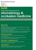 international journal of stomatology & occlusion medicine 4/2009