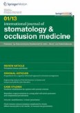 international journal of stomatology & occlusion medicine 1/2013