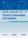 International Journal of Control, Automation and Systems 4/2015