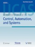 International Journal of Control, Automation and Systems 1/2019