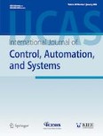International Journal of Control, Automation and Systems 1/2022