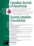 Canadian Journal of Anesthesia/Journal canadien d'anesthésie 11/2011