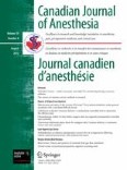 Canadian Journal of Anesthesia/Journal canadien d'anesthésie 8/2012