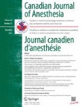Canadian Journal of Anesthesia/Journal canadien d'anesthésie 12/2013