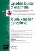 Canadian Journal of Anesthesia/Journal canadien d'anesthésie 5/2013