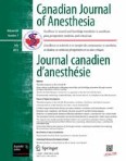 Canadian Journal of Anesthesia/Journal canadien d'anesthésie 7/2013