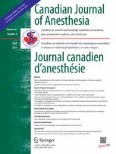 Canadian Journal of Anesthesia/Journal canadien d'anesthésie 4/2014