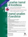 Canadian Journal of Anesthesia/Journal canadien d'anesthésie 5/2014