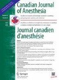 Canadian Journal of Anesthesia/Journal canadien d'anesthésie 6/2014