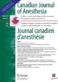 Canadian Journal of Anesthesia/Journal canadien d'anesthésie 7/2014