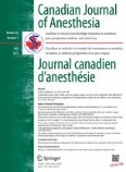 Canadian Journal of Anesthesia/Journal canadien d'anesthésie 7/2015