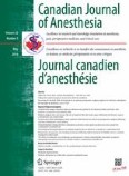 Canadian Journal of Anesthesia/Journal canadien d'anesthésie 5/2016