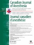 Canadian Journal of Anesthesia/Journal canadien d'anesthésie 6/2016