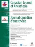 Canadian Journal of Anesthesia/Journal canadien d'anesthésie 12/2017