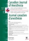 Canadian Journal of Anesthesia/Journal canadien d'anesthésie 4/2017