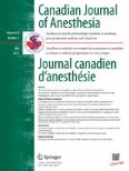 Canadian Journal of Anesthesia/Journal canadien d'anesthésie 7/2017