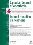Canadian Journal of Anesthesia/Journal canadien d'anesthésie 8/2017