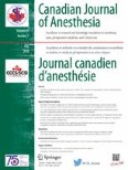 Canadian Journal of Anesthesia/Journal canadien d'anesthésie 7/2018