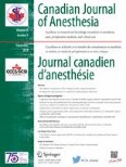 Canadian Journal of Anesthesia/Journal canadien d'anesthésie 9/2018