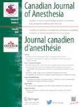 Canadian Journal of Anesthesia/Journal canadien d'anesthésie 2/2019