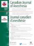 Canadian Journal of Anesthesia/Journal canadien d'anesthésie 5/2019