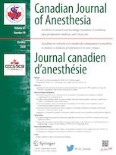 Canadian Journal of Anesthesia/Journal canadien d'anesthésie 10/2020