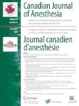 Canadian Journal of Anesthesia/Journal canadien d'anesthésie 11/2020