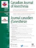 Canadian Journal of Anesthesia/Journal canadien d'anesthésie 11/2021