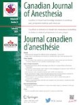 Canadian Journal of Anesthesia/Journal canadien d'anesthésie 2/2021