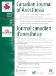 Canadian Journal of Anesthesia/Journal canadien d'anesthésie 4/2021