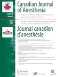Canadian Journal of Anesthesia/Journal canadien d'anesthésie 8/2021