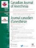 Canadian Journal of Anesthesia/Journal canadien d'anesthésie 9/2021
